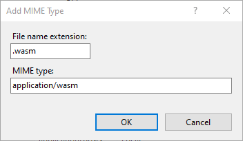 Add MIME type