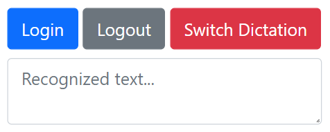 Quick start example basic page
